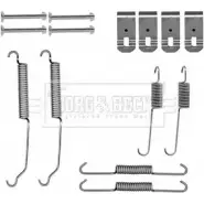 Ремкомплект тормозных колодок BORG & BECK BBK6309 Mazda 2 (DE) 3 Хэтчбек 1.3 86 л.с. 2007 – 2015 E LFYNW4 6CEKJYC