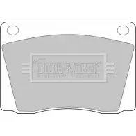 Тормозные колодки, дисковые, комплект BORG & BECK SPMSCO BBP1011 3149692 1 SPHW