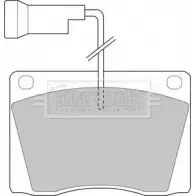 Тормозные колодки, дисковые, комплект BORG & BECK 3149702 8VQ409F BBP1021 OH4V L
