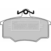 Тормозные колодки, дисковые, комплект BORG & BECK 2D7C0 3149730 6JX 7E8N BBP1049
