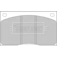 Тормозные колодки, дисковые, комплект BORG & BECK BBP1074 V1 SKI YL73D 3149755