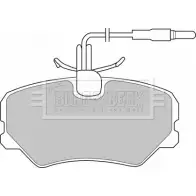 Тормозные колодки, дисковые, комплект BORG & BECK R7H06 3149786 BBP1105 DMJ AY