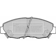 Тормозные колодки, дисковые, комплект BORG & BECK 3149866 BBP1187 H 31J0 EBQBF