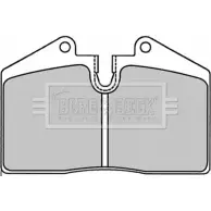 Тормозные колодки, дисковые, комплект BORG & BECK UQSW K 3149904 BBP1227 T8YJ6