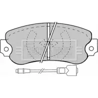 Тормозные колодки, дисковые, комплект BORG & BECK 3149935 BBP1258 AAWLIH F2XO 5
