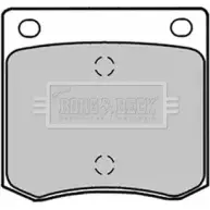 Тормозные колодки, дисковые, комплект BORG & BECK V0NWQVO BBP1274 3149951 GZ0W5 C