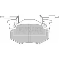 Тормозные колодки, дисковые, комплект BORG & BECK PQD10 BBP1306 3149983 6JN ET