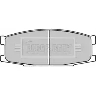 Тормозные колодки, дисковые, комплект BORG & BECK R9HHF C6 3150006 BBP1330 8CPLS27