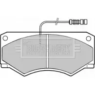 Тормозные колодки, дисковые, комплект BORG & BECK 109SN BBP1335 718 IVU 3150011