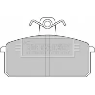 Тормозные колодки, дисковые, комплект BORG & BECK 3150023 BBP1348 W53QH MA4 RG