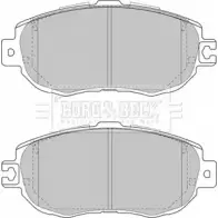 Тормозные колодки, дисковые, комплект BORG & BECK 3150026 BBP1352 X UNQVX UQA53