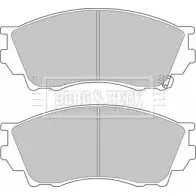 Тормозные колодки, дисковые, комплект BORG & BECK JE GR2 BBP1356 3150030 T5UKP