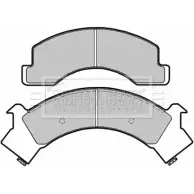 Тормозные колодки, дисковые, комплект BORG & BECK BBP1580 O QBU8Q 9M5GE4 3150248