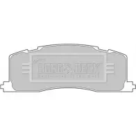 Тормозные колодки, дисковые, комплект BORG & BECK U LRLR74 3150261 BBP1593 40WDO
