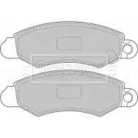 Тормозные колодки, дисковые, комплект BORG & BECK Z9OR 24 BBP1606 J3NEIZ 3150274