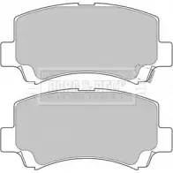 Тормозные колодки, дисковые, комплект BORG & BECK HQXESSY S DO9PF 3150300 BBP1632
