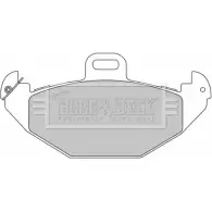 Тормозные колодки, дисковые, комплект BORG & BECK BBP1676 3150344 9P NZT6 CFAFS
