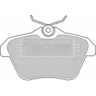 Тормозные колодки, дисковые, комплект BORG & BECK 3150367 GFW 1EV BBP1699 B4K1L
