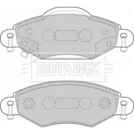 Тормозные колодки, дисковые, комплект BORG & BECK HJAP7 C 3150476 0IF4UF BBP1808