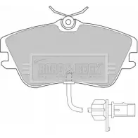 Тормозные колодки, дисковые, комплект BORG & BECK 6DCNZ96 3150524 2C 16W BBP1856