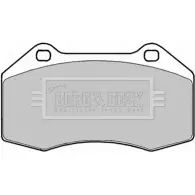 Тормозные колодки, дисковые, комплект BORG & BECK 3150577 4 RS8K6 QVPKS1K BBP1909