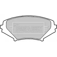 Тормозные колодки, дисковые, комплект BORG & BECK BBP1915 N96V9Z3 BLFT6 W 3150583