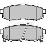 Тормозные колодки, дисковые, комплект BORG & BECK Y9LS S3 3150623 BBP1955 ZBZG11