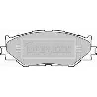 Тормозные колодки, дисковые, комплект BORG & BECK 2YD6HV AYK XHGK 3150661 BBP1993