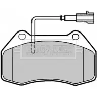 Тормозные колодки, дисковые, комплект BORG & BECK 3150686 BBP2019 JEE3AU3 5G7W BZX