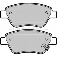 Тормозные колодки, дисковые, комплект BORG & BECK OO2DMP BBP2042 5QG 5QN2 3150709