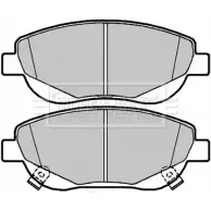 Тормозные колодки, дисковые, комплект BORG & BECK 3150755 WTIRC L X3RT5W BBP2088