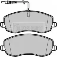 Тормозные колодки, дисковые, комплект BORG & BECK BBP2105 8E986W 3 3150771 7WHH2J