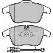 Тормозные колодки, дисковые, комплект BORG & BECK BBP2184 11DH QH 38FRB 3150850