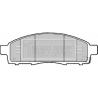 Тормозные колодки, дисковые, комплект BORG & BECK G JVUQS I5FJ9Q BBP2189 3150855