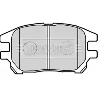 Тормозные колодки, дисковые, комплект BORG & BECK UR3GC 2 BBP2231 KELG7I 3150896