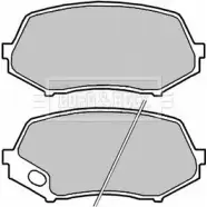 Тормозные колодки, дисковые, комплект BORG & BECK 3150922 BBP2258 VQPJ1 03W JM