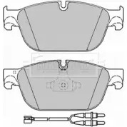 Тормозные колодки, дисковые, комплект BORG & BECK BBP2284 Q29G3X 3150946 D7F0S V