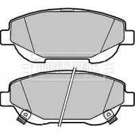 Тормозные колодки, дисковые, комплект BORG & BECK R5HMDH4 3150961 BBP2299 TFW II3