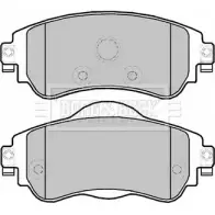 Тормозные колодки, дисковые, комплект BORG & BECK MP9BVI BBP2302 B IJRK 3150964