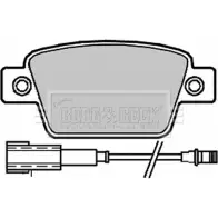 Тормозные колодки, дисковые, комплект BORG & BECK QU0AB HK BBP2325 3150987 M77AYRU