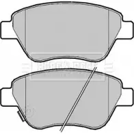 Тормозные колодки, дисковые, комплект BORG & BECK 6FZ27 BBP2388 TZ TS8I 3151050