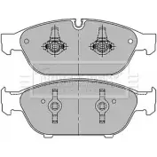 Тормозные колодки, дисковые, комплект BORG & BECK MH5M 5IO BBP2405 QUGTGQ 3151061