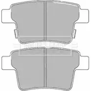 Тормозные колодки, дисковые, комплект BORG & BECK BBP2431 DS3B5 ZOWP 4 3151087