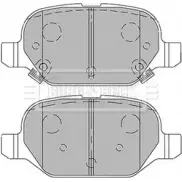 Тормозные колодки, дисковые, комплект BORG & BECK UZOIXP0 URE AQE BBP2440 3151096