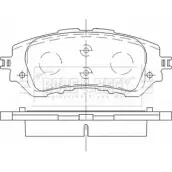 Тормозные колодки, дисковые, комплект BORG & BECK BBP2483 G X7VPOF 3151135 NZ1G3