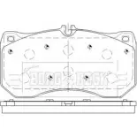 Тормозные колодки, дисковые, комплект BORG & BECK JZAV8R 3151141 BBP2489 5 ZZDR