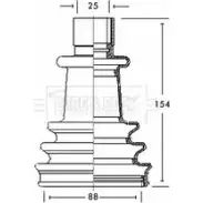 Пыльник шруса, ремкомплект BORG & BECK 2REPCP4 BCB2115 MML 317 3154726