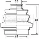 Пыльник шруса, ремкомплект BORG & BECK BCB2196 SV65 OQX KV6IUV Fiat Palio (178) 1 Универсал 1.9 JTD 80 л.с. 2001 – 2025