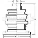 Пыльник шруса, ремкомплект BORG & BECK F9TK JU BCB2311 GD2CU Bmw Z3 (E36) 1 Купе