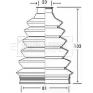 Пыльник шруса, ремкомплект BORG & BECK 3SML WI BCB2322 3154841 JJWKPC